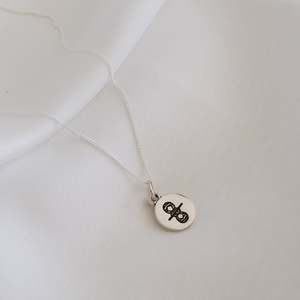 Featured Necklaces: Gemini Mini Zodiac Necklace - Silver