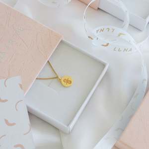Gemini Mini Zodiac Necklace - Gold