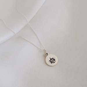 Libra Mini Zodiac Necklace - Silver