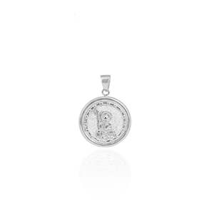 Motherhood Capsule: St Joachim - Patron Saint of Fathers & Grandparents - Silver CHARM ONLY