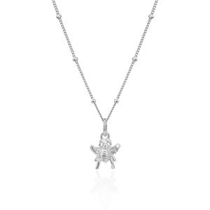 Best Sellers 1: Honey Bee Charm Necklace (Strength & Resilience) - Silver