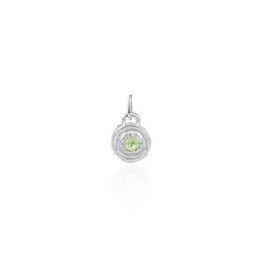 Motherhood Capsule: August birthstone CHARM ONLY - Peridot - Silver