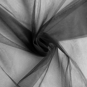 Large Soft Tulle Fabric Roll - Black (1.6mx36m)