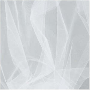 Large Soft Tulle Fabric Roll - White (1.6mx36m)