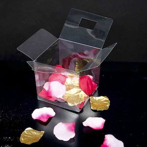 Favour Bomboniere Box - Clear 10cm