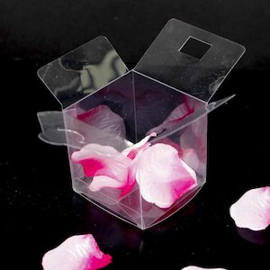 Favour Bomboniere Box - Clear 7cm