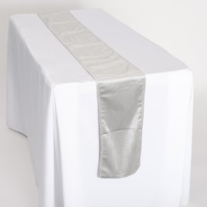 CLEARANCE Velvet Table Runners - Silver