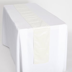 Velvet Table Runners - Cream White