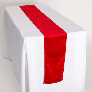 Velvet Table Runners - Red