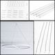 Complete Ceiling Draping Hanging Kit including - Acrylic Tubes, Clips, Chains an&hellip;