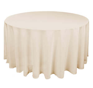 Linen Colour Round Tablecloth (300cm)