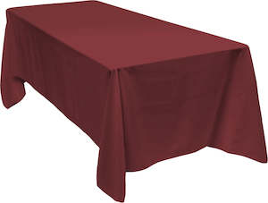 Christmas Tablecloths And Christmas Overlays: Burgundy Rectangle Tablecloth (220x330cm)