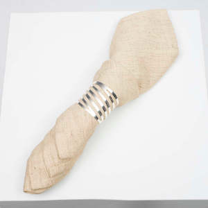 Christmas Napkins: Premium Linen Blend Napkins - Beige / Natural Linen Colour (50x50cm)