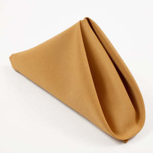 Christmas Napkins: Cloth Napkins - Gold  (50x50cm)