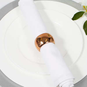 CLEARANCE Bronze Napkin Ring - Classic Luxe Style