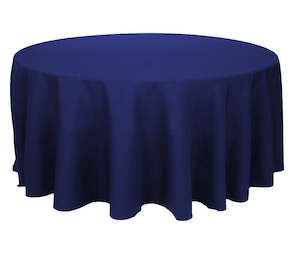 Round Banquet Table 2 4m Wide: Navy Round Tablecloth (300cm)