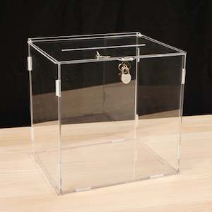Wishing Well Wedding Card Box - Clear Acrylic