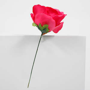 Artificial Branches And Flower Stems: Artificial Peony Rose - Hot Pink