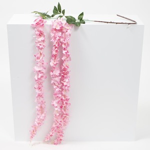 CLEARANCE Large Premium Hanging Wisteria Garland - Pink (1.6m)