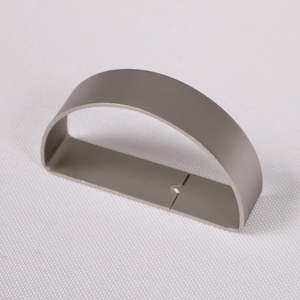 Christmas Napkin Rings: Arched Napkin Ring - Matte Silver