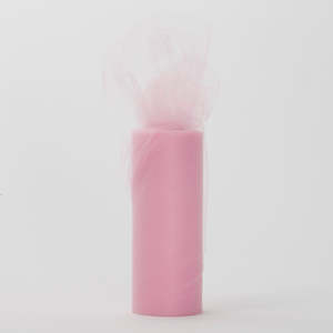 Small Soft Tulle Fabric Roll - Light Pink (15cmx22m)