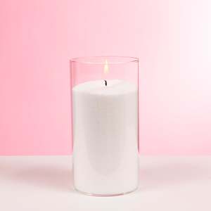 Glass Cylinder Vase (8x15cm)