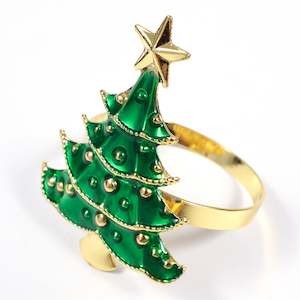 Christmas Napkin Rings: Christmas Napkin Ring - Christmas Tree
