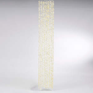 Outdoor Events: Large Orchid Hanging Garland - Pale Yellow (2m)