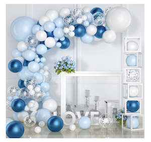 Balloon Garland Kit Stitching: Balloon Garland Kit - Blue (104pc)