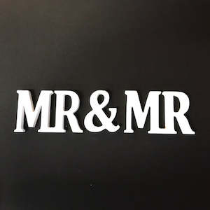 CLEARANCE MR & MR Wooden Letter Set Uppercase