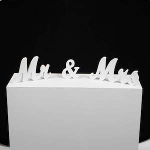 CLEARANCE Large Mr & Mrs Wooden Letter Set