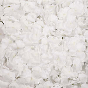 Flower Wall Panel - Hydrangea - White