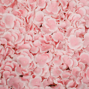 Flower Wall Panel - Hydrangea - Pink