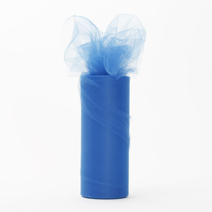 Tulle Fabric Rolls: Small Soft Tulle Fabric Roll - Royal Blue (15cmx22m)