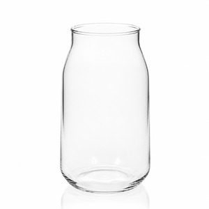 Glass Flared Top Vase - Clear (12x21cm)