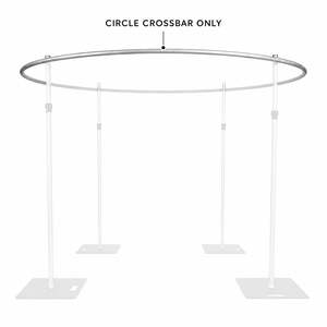 Ceiling Draping Hardware: Circle Crossbar for Backdrop Stand - Pipe and Drape (3m Diameter)