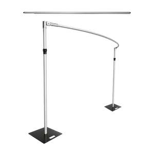 Curved Crossbar & Backdrop Stand Package - Pipe and Drape (3x3m)