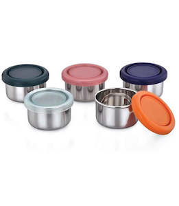 Meals In Steel Airtight Round Snack Container