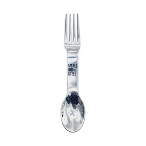 Meals In Steel Spork - Spoon and Fork (Two in One)