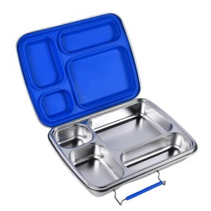 Sustainable Eco Friendly Plastic Free Lunch Box: Jumbo Leakproof  Bento Stainless Steel Lunch box – 4 Compartment 1040ml