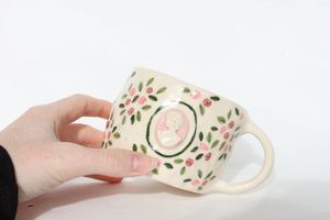 Products: Rose Cameo Mug