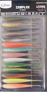 Softbaits: Catch Black Label 5 inch Soft Bait Sampler Pack