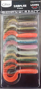 Softbaits: Catch Black Label Curly Tails Sampler Pack