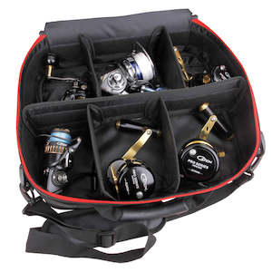 Tackle Boxes Bags: Catch 6 Compartment Fishing Reel Bag