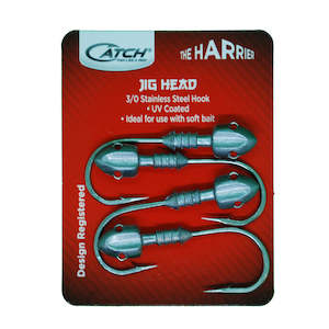 Jig Heads Softbaits: Catch Harrier Jig Heads (1/4 - 1 Oz)