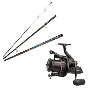 Fishing Rods Reels: Akios AirPower 435 SRS + Airloop R10 Surfcasting Combo