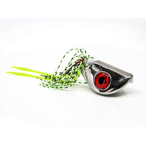 Kabura Jigs: Catch Beady Eye Kabura Jig in White Warrior with Glow and UV (60-150g)