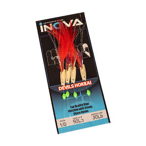 Flasher Rigs Sabiki Rigs: INOVA Bait Flasher Rig - Devils Hokkai