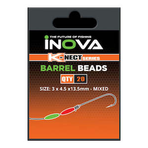 Fishing Beads: INOVA Barrel Beads