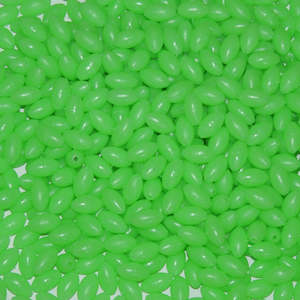 Fishing Beads: Hard Lumo Beads in Bulk 8 x 5mm